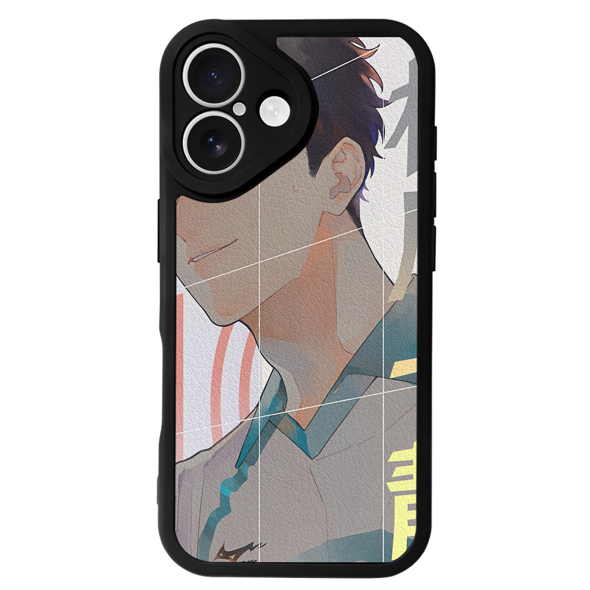 （画像用） ハイキュー!! Haikyu!! 【iPhone 16シリーズ対応】シリコンスマホケース（レザー調） 材質：シリコン